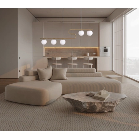 Pendant lamp Clarion G9 L120 BRS