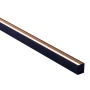 Aluminium Profile HV9693-2025-BLK 3m