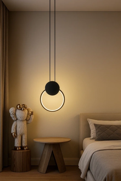 Pendant lamp Aura P30 LED 20W BK