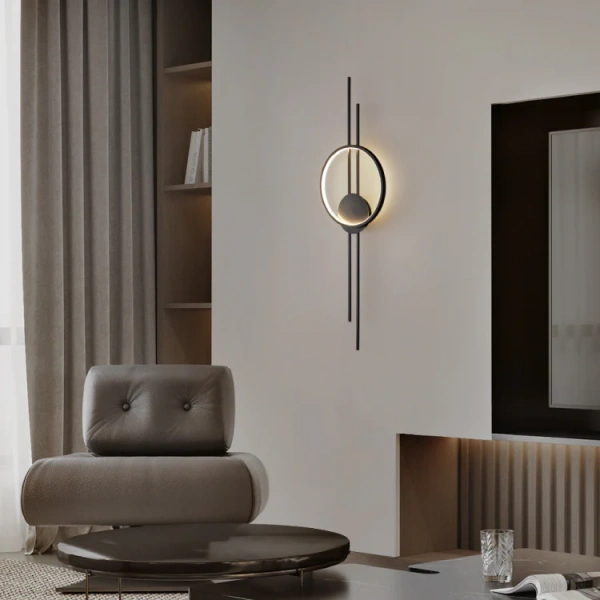 Wall lamp Moon W1 LED 20W BK