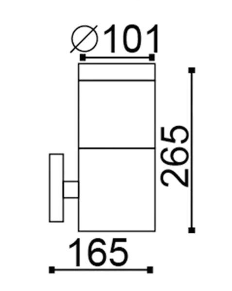 Wall light ELANORA E27 IP44