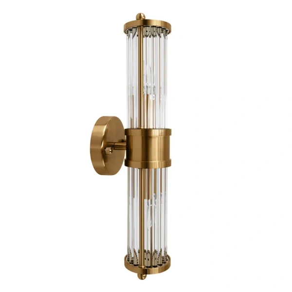 Wall light Hunter Brass Long 2 E14 H445
