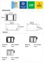 Exhaust fan Domini 3-in-1 Bathroom Heater 3CCT 13W LED WHT