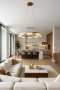 Pendant lamp Miraflores P8 Alabaster Spanish Marble D80 LED 40W CCT Dim BRS