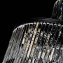 Pendant lamp Chanel L High Quality K9 Crystal 35xE14 D700 BLK