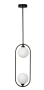 Single pendant DACARAN-2PRod Black