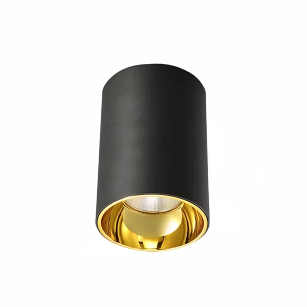 Surface downlight Gold Cylinder ZTUBE-10.95.CCT.BKG LED 10W