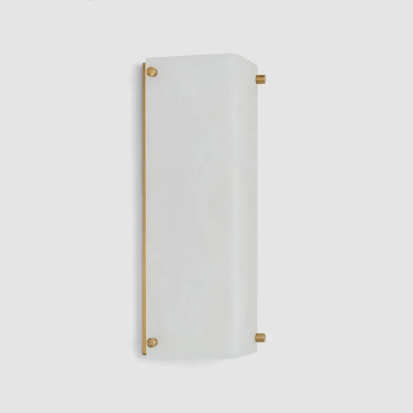 Wall light Tabular Alabaster G9 BRS