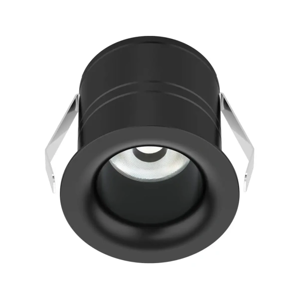 Downlight PICO-7 MINI REC RND KIT IP54 UGR19 BLK