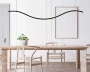 Pendant lamp Wave WHT 1500 LED 50W CCT Dim