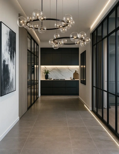 Pendant lamp Opera S24 BLK