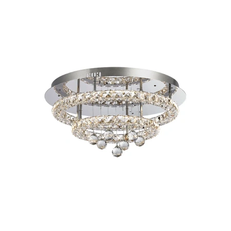 Ceiling light Horos Crystal LED 22W CCT Dim D55 CHR remote