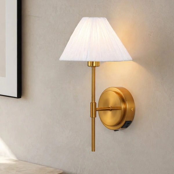 Wall lamp Sigrid Reading with charging ports BR