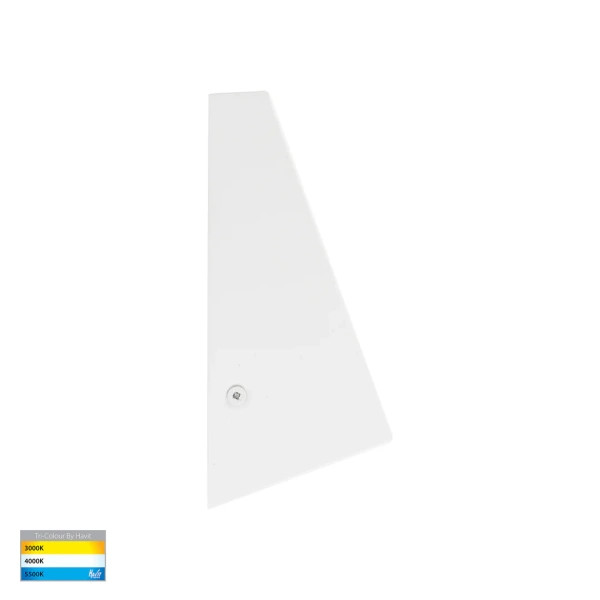 Wall light Taper TRI Colour down LED GU10 5W WHT