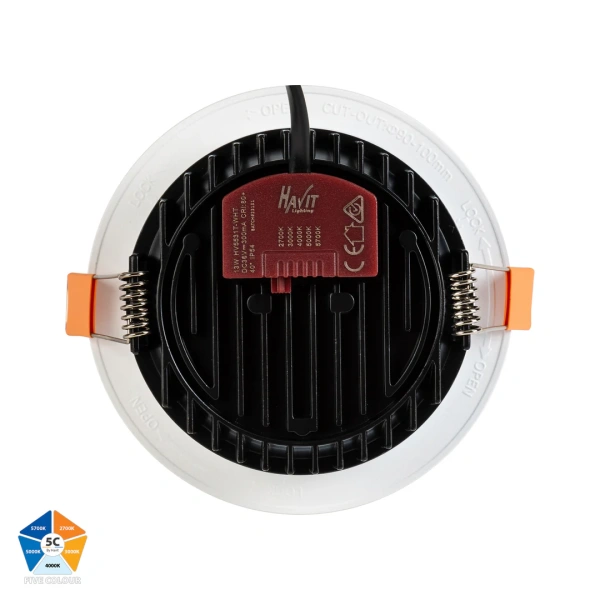 Recessed downlight Ora WHT 5CCT Fixed LED 13W IP54 Mat