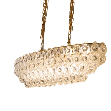 Pendant lamp Vela L120 E14 BRS