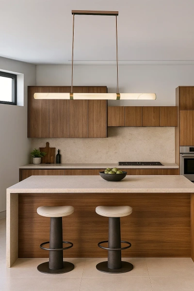 Pendant lamp MADISON Spanish Marble LED 40W 3CCT L150 ABRS