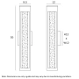 Wall light Hollis 55 IP44 LED 10W 3K WHT
