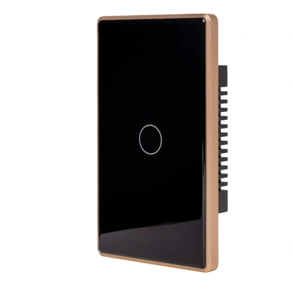 Wall Switch Single Gang BLK-GLD HV9220-1 Wifi