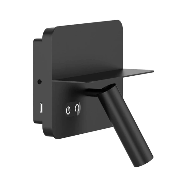 Wall lamp CHARGE-02 22697 USB BLK