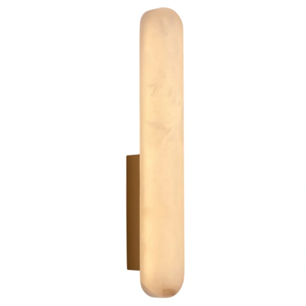 Wall light Marbelle Alabaster Marble LED H40 BRS