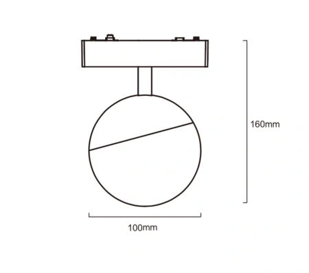 Track Opal Ball Z3055-6.OP.CCT.BK 48V 6W WIFI