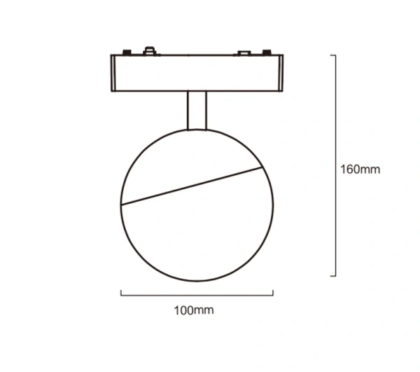 Track Opal Ball Z3055-6.OP.CCT.BK 48V 6W WIFI