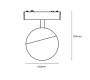 Track Opal Ball Z3055-6.OP.CCT.BK 48V 6W WIFI