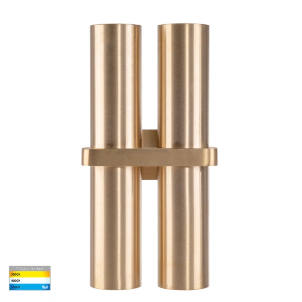 Wall light Luz Solid Brass 3CCT Up-Down HV10592T IP65