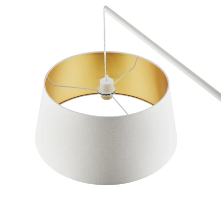 Floor lamp DOWNEY E27 H180 WHT