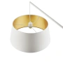 Floor lamp DOWNEY E27 H180 WHT
