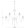 Chandelier Bromley Crystal K9 18 light GL