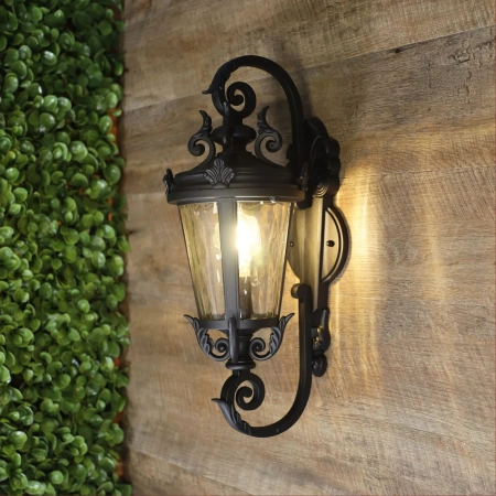 Wall light Albion E27 Coach Light Black