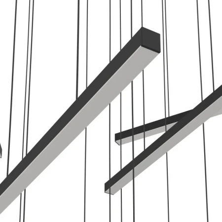 Pendant lamp LINDOZA LED 50W 3K BLK