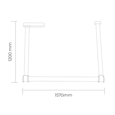Pendant lamp Ulric LED 20W 3K L157 WD