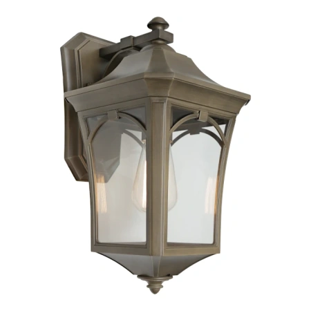 Wall Light Burston 1lt E27 Large BRZ