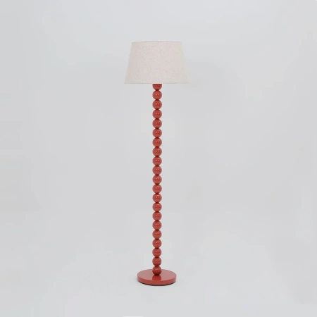Floor lamp Pearl Orb E27 RUST