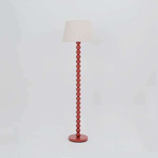 Floor lamp Pearl Orb E27 RUST