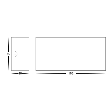 Wall light Maro Up & Down TRICol LED 6W IP54 12V WHT