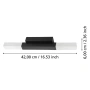 Wall light Alcudia BLK 2x4.5 Display