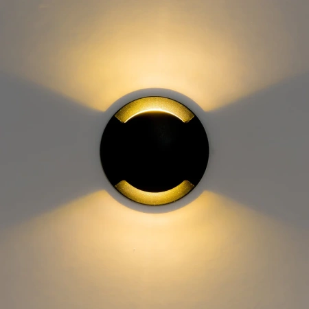 Step Inground light Dome LED 6W 3CCT HV2872T-BLK-12V