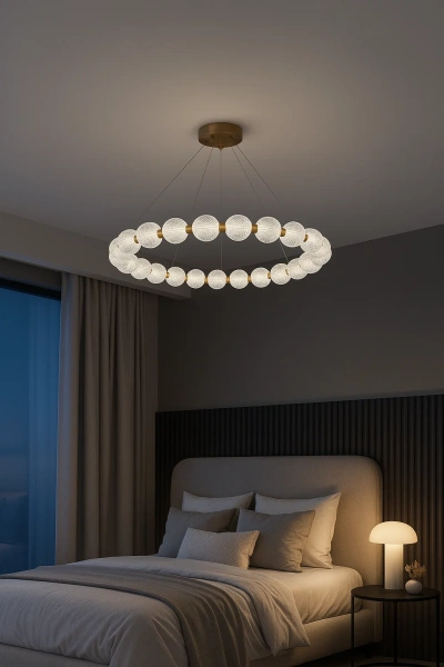 Pendant lamp Grazie P80 LED 25W BRS