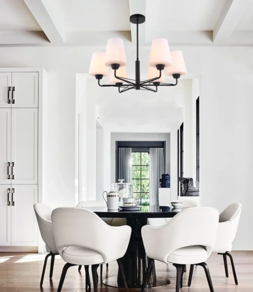 Pendant lamp ABBEY1 E27 black