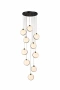 Pendant lamp Villastar 10 Alabaster Spanish Marble LED CCT Dim BLK