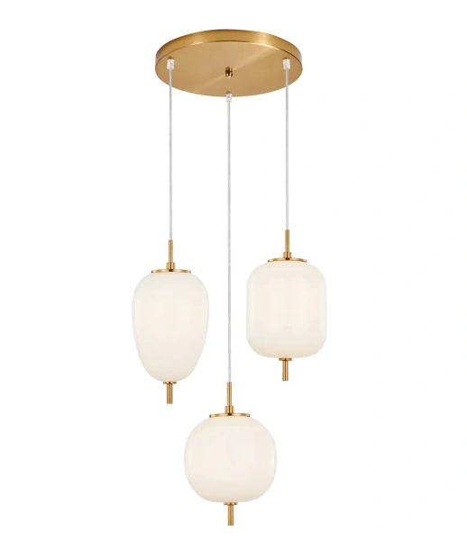 Pendant lamp PINO 4X3R Opal Matte multiple
