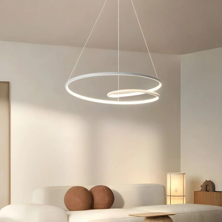 Pendant lamp Noize P80 LED 48W 3CCT WHT