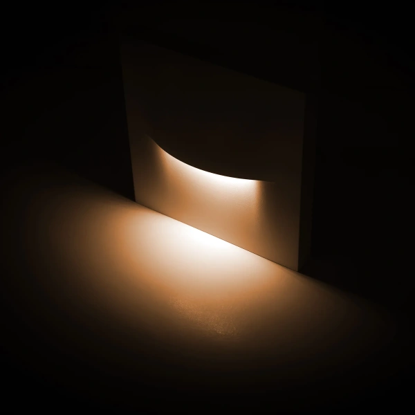 Wall light Lisca 3W 3CCT 12V DC SQUARE LED WHT