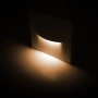 Wall light Lisca 3W 3CCT 240V SQUARE LED BLK
