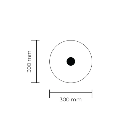 Wall light Vero Marble LED 12W 3K D30 AB