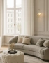 Wall light Gem 1lt LED 3W 3K GLD